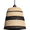 LEDKIA LIGHTING ILUZZIA Lampada Sospensione Fibre Naturali Kavya E27 Nero