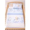 Corredocasa Completo Lenzuola Neonato per Culla - Made in Italy - Set di Lenzuola Stampato con Disegni Assortiti, Disponibile in Cotone e Flanella, per il Comfort del Neonato (Celeste, Flanella)