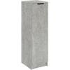 vidaXL Scarpiera Grigio Cemento 30x35x100 cm in Legno Multistrato