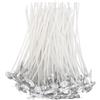 BINJCE Stoppini per candele,100 pezzi 5cm, stoppini per candele fai da te, inodore e pulito per la produzione di candele profumate fai da te