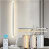 ZTWLEED 38W/100CM Applique da Parete LED Dimmerabile con Telecomando