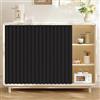 Generic Tende Antipolvere Personalizzabili per mensole, Tende per mobili da Cucina, Tende Pieghevoli sottolavello per armadi, bagni e lavatrici-Black- W80cmxH70cm