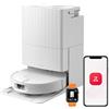 roborock Qrevo Edge 2 Robot Aspirapolvere Lavapavimenti con LDS Retrattile, 7,98 cm, 25.000Pa, FlexiArm, Antigroviglio, Autopulizia Panno 80°C, Evita Oltre 280 Oggetti, Videochiamata, Bianco