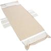 INTRECCI Telo Mare per Lettino 75x195 cm, Ultra Assorbente (80% Cotone), con 2 Tasche e Elastici Antiscivolo, Lavabile, Ideale per Spiaggia e Piscina, Colore: Beige