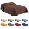 EasyCosy Copriletto Matrimoniale 230x260 Trapuntino Rombi Marrone