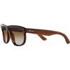 Ray-Ban Occhiali da sole boyfriend reverse rbr0501s 6709cb - 56/18/145, marrone trasparente, Medium