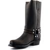 Smart Range Leather Grinders, Stivali da cowboy uomo, Marrone (Crazy Horse Dark Brown), 44