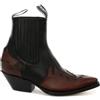 Grinders Arizona Uomo Cowboy Stivali, Nero-Amaranto, Black/Burgundy, EUR 44