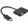 Gembird Adattatore video Gembird DisplayPort Hdmi a Vga M/F Nero [AIGEMA000000041]