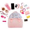 Generico Set borsetta da gioco per bambine - Borsetta giocattolo con | Borsa per giochi di ruolo da principessa bambini 3 ai 6 anni, kit di bambini, regalo di compleannoi,