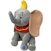 CARTOON Peluche Dumbo Disney 20 cm Sonoro con Musica e Rullo di Tamburi 100% Fibra Riciclata Gioco Sicuro Conforme CE 1+ Anni Pupazzo Interattivo Idea Regalo Bambini