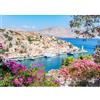 MOJIGE Puzzle da 1000 pezzi, Puzzle per adulti, Un enigma stimolante, Giochi di puzzle per tutta la famiglia, Regali per donne, Regali per uomini, Tema: Grecia, Città di Symi