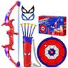 Toyokid Giocattoli a partire da 3 4 5 6 7 8 9 10 11 12 anni per ragazzi, freccia e arco per bambini con luce a LED, giocattolo per esterni a partire dai 9 10 11 12 anni, per bambini