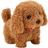 Générique Giocattolo per cani che abbaiano - Peluche interattivo da 7,28 pollici | Giocattolo animale che cammina - il coniglio o il cane risponde alle istruzioni per abbedire e mescolare la coda e giocare