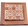 LOGOPLAY Tic Tac Toe - Gioco da tavolo - Gioco di strategia in cornice di legno