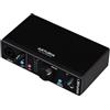 Arturia - MiniFuse 1 - Interfaccia audio USB compatta, con pacchetto di software creativo di alta qualità per la registrazione, la produzione, i podcast e la chitarra - Nero