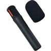Generic Copertura per microfono portatile senza fili per JBL PartyBox Encore/Encore 2 wireless Mic colorato antivento anti-saliva e lavabile spugna spessa e morbida copertura in schiuma (nero)