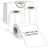 ORGSTA 3 rotoli di etichette termiche per T003 Etichettatrice, 50 x 80mm (1,96 x 3,15) Nastro per Etichette Adesive Termiche, Impermeabile, Antiolio, Carta per Etichette per Stampante Termica, 100