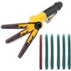 LLOOPK Levigatrice elettrica, Levigatrice a nastro pneumatico 1/4 Ingresso aria Rettifica angolare Nastro abrasivo Compressore Levigatura Utensile Lucidatura Rimozione ruggine(Belt Sander A)