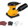 LLOOPK Levigatrice elettrica, Levigatrice For Legno Elettrica Da 240 W Lucidatrice For La Lavorazione Del For Con Carta Vetrata For Parete For Mobili(Set 4)