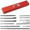 DEMA SDS-Plus - Set di punte e scalpelli, 12 pezzi