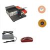 LLOOPK Levigatrice elettrica, Mini macchina a nastro da tavolo fai-da-te elettrica multifunzionale domestica artefatto di lucidatura for smerigliatrice ad angolo fisso(775 Set2)
