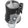 NiuLumea Base per fresatrice con raccolta della polvere per utensili da falegnameria con struttura in alluminio e manico antiscivolo per precisione (fondo rotondo)