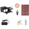LLOOPK Levigatrice elettrica, 250W Mini Elettrica Levigatrice A Nastro Abrasivo 7 Velocità Regolabile Fai Da Te Lavorazione Del Legno Lucidatura Rettifica Smerigliatrice(Set 2)