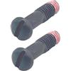 NiuLumea 2 pezzi M6 x 22 mm per trapano a testa piatta mandrino vite HP457 BDF456 BHP442 DHP485 trapani, acciaio scanalato per accessori di ricambio