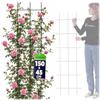 Kadax Rank Grille, traliccio giardino, piante, balcone, terrazza, traliccio di metallo, di rango, griglia di arrampicata in acciaio, da arrampicata, rose tralick, scintillamento (45 x 150 cm)