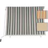 PEBSHOP Tenda da Sole a Caduta (200x250 cm. - Verde/Beige)