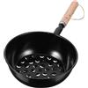 FELTECHELECTR Pentola per Carbonella in Ferro con Manico e Design Ergonomico, per Barbecue e Campeggio all Aperto, Resistente e Facile da Trasportare