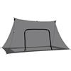 Onewind Zanzariera da campeggio per culla, tenda da campeggio, ultraleggera, traspirante, con cerniera bifacciale, colore: nero