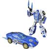 Transformers Collaborative, Hot Wheels® x, El Segundo Coupé, action figure Deluxe Class da 12,5 cm che si converte da robot ad auto da corsa, dagli 8 anni in su
