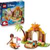 LEGO | Disney Vaiana Casa del Villaggio e Barca Giocattolo - Gioco Didattico con 2 Mini Bamboline e Figura dell'Animale Pua - Regalo di Compleanno per Bambine da 4 Anni in su e per Fan - 43282
