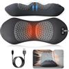WANWEN Massaggiatore 3 in 1 per la Schiena, Massaggiatore per Schiena Triple Fusion con Calore, Vibrazione, Sollevamento Trazione, Massaggiatore Elettrico per Sciatica, Vita, Schiena, Collo