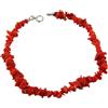 gioiellitaly Bracciale corallo rosso naturale cupolini chiusura molla argento 925 bracciale donna ragazza gioiello artigianale
