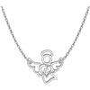butterfly Collana Con Pendente Angelo In Argento Sterling Con Lunghezza Regolabile