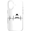 Magliette Grafiche de Amante delle api Custodia per iPhone 17 Linea cuore apicoltore Battito del cuore apicoltura