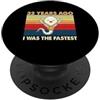 32 Years Birthday Merch 32° compleanno 32 anni fa ero il compleanno più veloce PopSockets PopGrip Adesivo