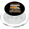 Funny Truck Driver Trucker Apparel Trucker Grandpa Just Like A Normal Grandpa Truck Driver PopSockets PopGrip per MagSafe