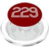 City & State Albany Georgia 229 Codice area Residente locale Patriot Americano PopSockets PopGrip per MagSafe