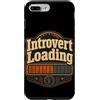 Jimbeels Custodia per iPhone 7 Plus/8 Plus Umorismo introverso caricamento frase ironica retro