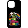 Proud Ally Free Mom Hugs Dinosaur Tees C Custodia per iPhone 13 Pro Max Gratis Mom Hugs LGBTQIA+Ally Pride Month Dinosaur