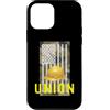 Union Ironworkers Strong Inc Custodia per iPhone 12 mini Cappello rigido in ferro per lavoratori del sindacato patriottico mimetico