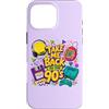 cranberrysky retro Custodia per iPhone 16 Pro Max Retro Gaming Music Lover Vintage Take Me Back to the 90s