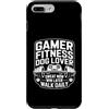 Gaming Workout Gamer Gym Motivation Custodia per iPhone 7 Plus/8 Plus Gamer Fitness Dog Lover Sudore Ora Vinci Più Tardi Passeggiata Ogni Giorno