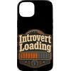 Jimbeels Custodia per iPhone 15 Plus Umorismo introverso caricamento frase ironica retro