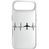 T-Shirts Grafiche de Aviazione Custodia per iPhone Air Aerei Cardiogramma Aviazione Amante Linea Cuore