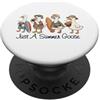 Sunny Feather Designs Estate Goose Beach Holiday Fun PopSockets PopGrip Adesivo